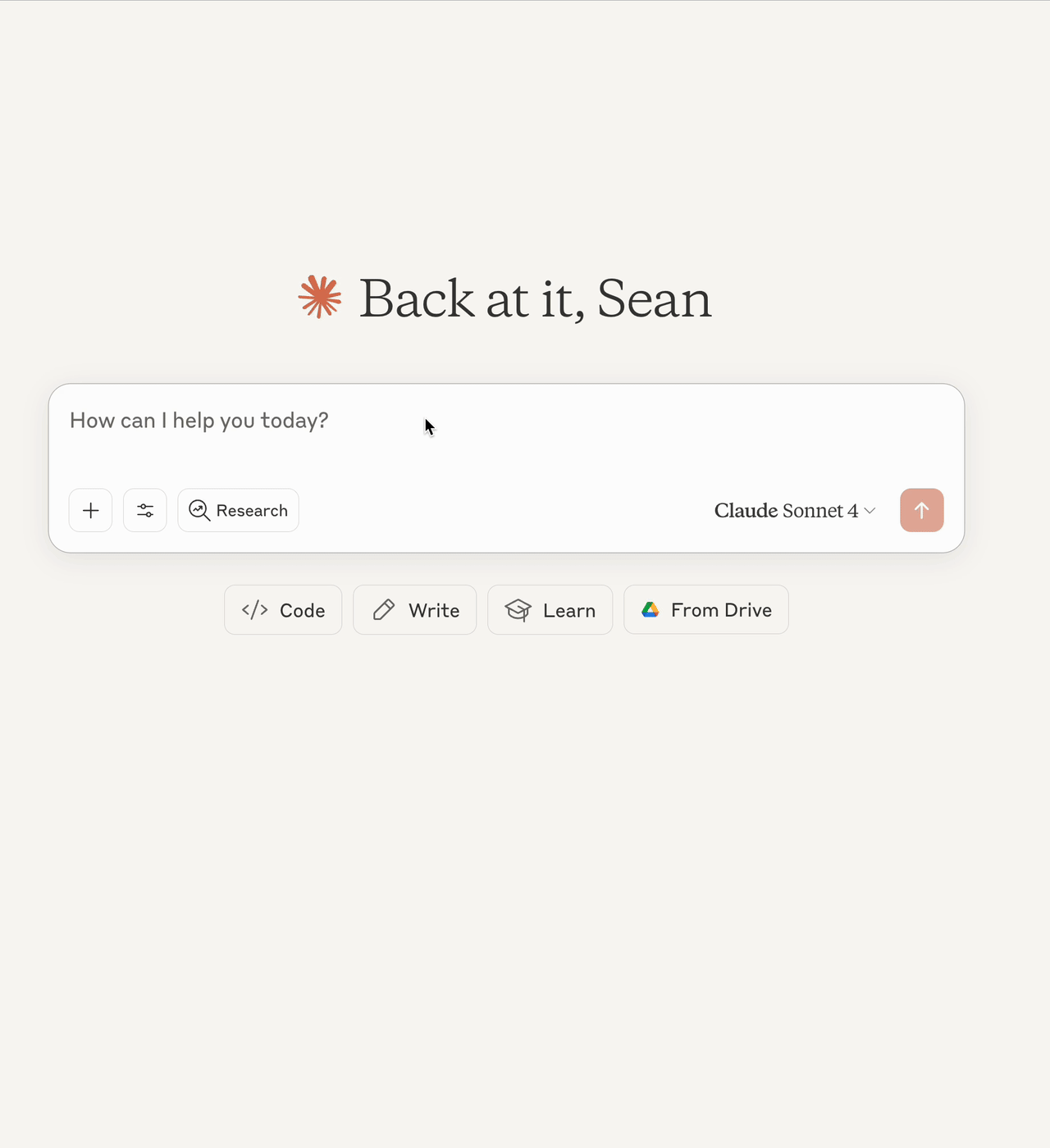 GIF showing a Claude session without using the MCP server